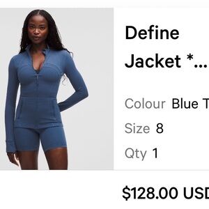 lululemon athletica Blue Jacket